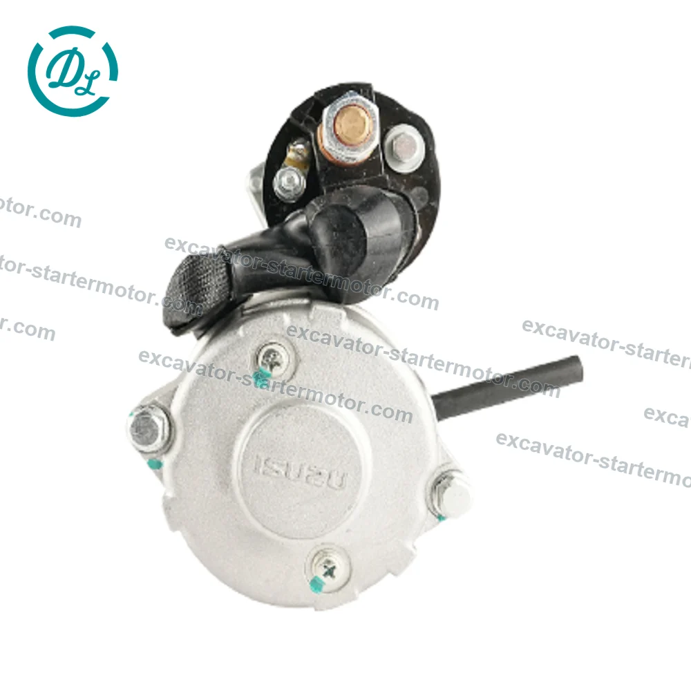1-87618381-0 8-98070321-1 24V 5.0kW Starter Motor for Isuzu 4HK1, OEM/reference 1-87618381-0, 24V 5.0kW Starter Motor, product view 4