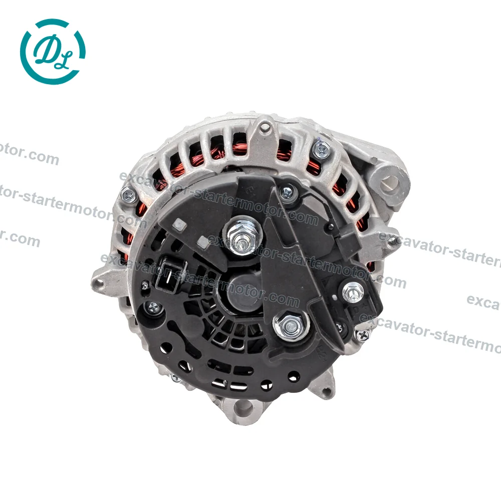 0124655080 24V 130A Alternator for John Deere 1050K PL, 1050K and 1270E, OEM/reference 0124655080, Alternator