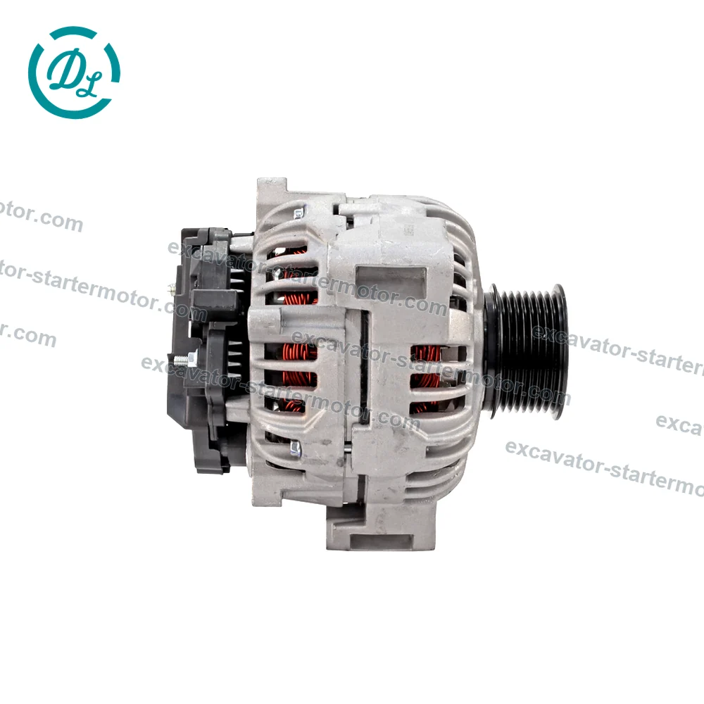 0124655080 24V 130A Alternator for John Deere 1050K PL, 1050K and 1270E, OEM/reference 0124655080, Alternator, product view 2