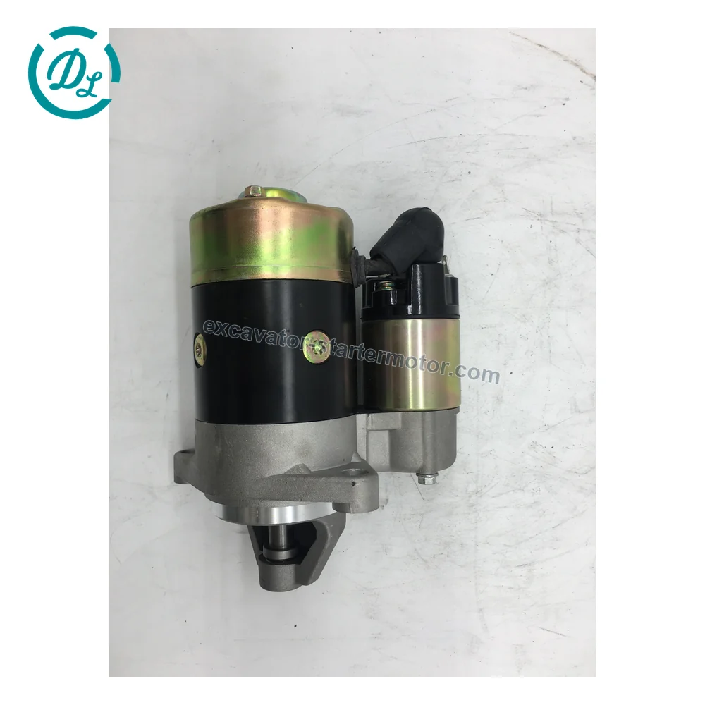 114362-77011 12V 0.8kW 8T CCW Starter for Yanmar L-Series Engines, OEM/reference 114362-77011, 12V 0.8kW CCW 8-Tooth Starter, product view 3