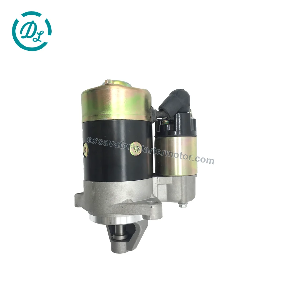 114362-77011 12V 0.8kW 8T CCW Starter for Yanmar L-Series Engines, OEM/reference 114362-77011, 12V 0.8kW CCW 8-Tooth Starter, product view 4