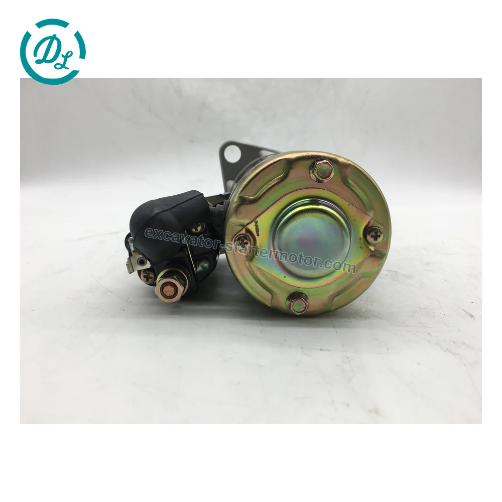 114362-77011 12V 0.8kW 8T CCW Starter for Yanmar L-Series Engines, OEM/reference 114362-77011, 12V 0.8kW CCW 8-Tooth Starter, product view 6