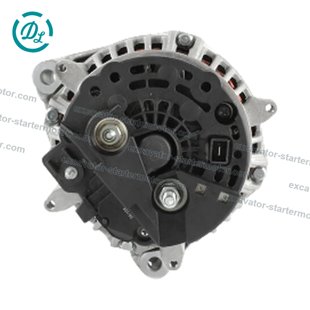 RE538907 24V 130A 8-Groove Alternator for John Deere 1050K 524K 544K 550K, OEM/reference RE538907, Alternator, product view 2