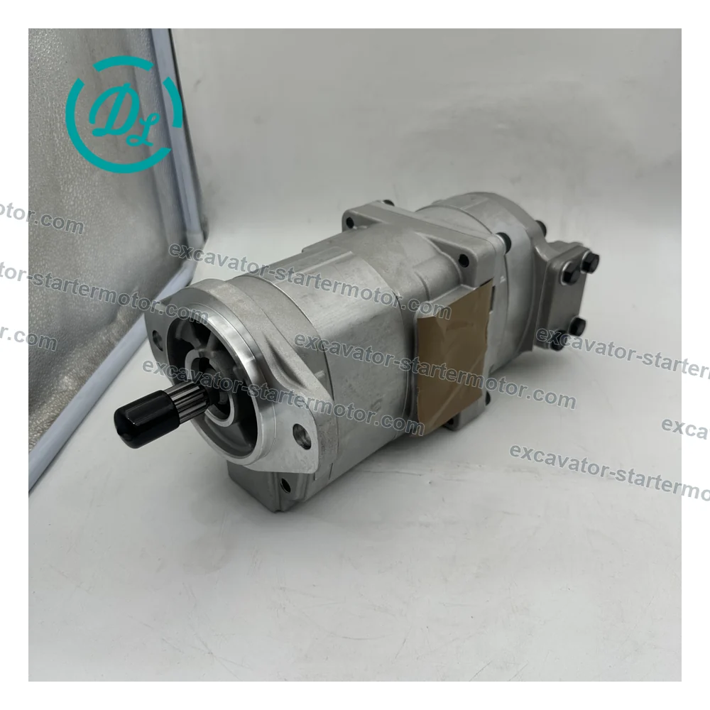 705-51-20160 Tandem Hydraulic Pump Assembly for Komatsu D66S-1 Crawler Loader, OEM/reference 705-51-20160, Tandem Hydraulic Pump Assembly, product view 5