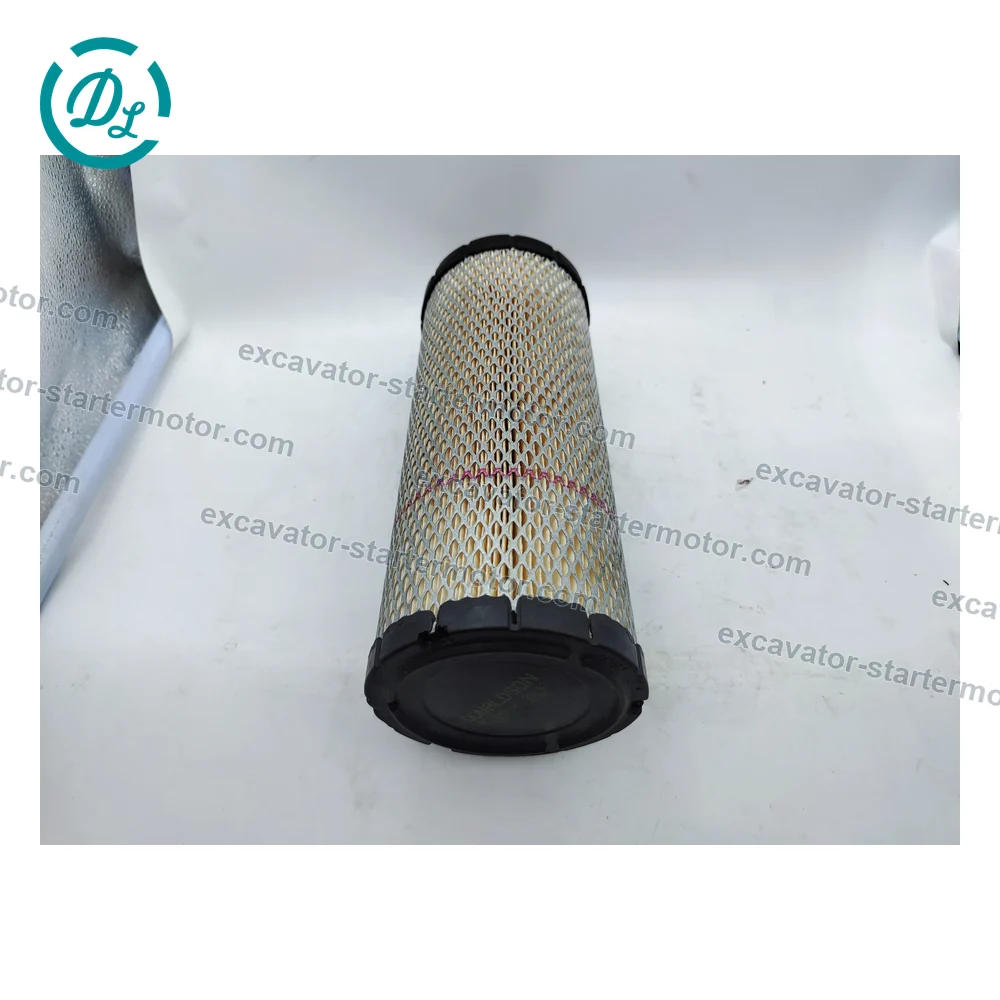 P821575 P822858 RadialSeal Air Filter Set for SANY SY35U SY35C with Yanmar Engine, OEM/reference P821575, P821575 primary + P822858 safety / FPG RadialSeal, product view 3