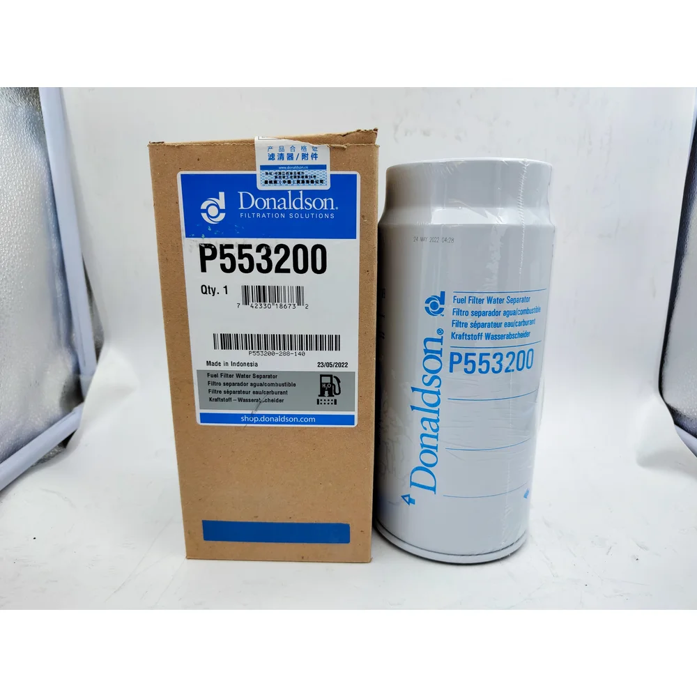 P553200 600-311-4510 Spin-On Fuel/Water Separator for Komatsu Equipment, OEM/reference P553200, Spin-On Fuel/Water Separator