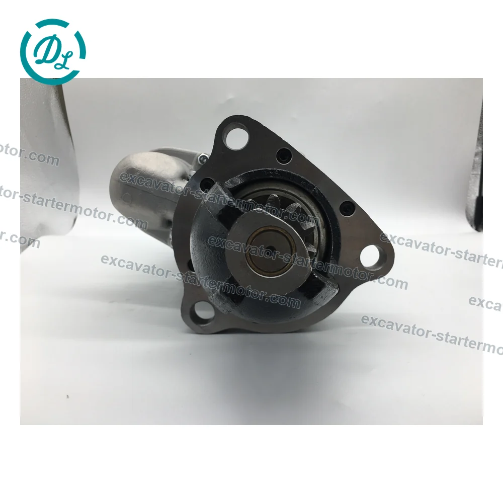 600-813-7120 24V 7.5kW 11-Tooth Starter for Komatsu 6D125 6D170, OEM/reference 600-813-7120, 24V 7.5kW 11-Tooth Starter, product view 2