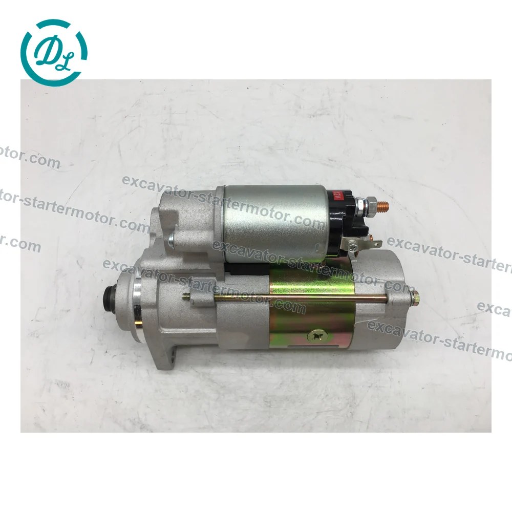 M2T56272 12V 2.0kW 13-Tooth CW Starter for Mitsubishi K3D K4D and K4E Engines, OEM/reference M2T56272, 12V 2.0kW 13-Tooth CW OSGR Starter