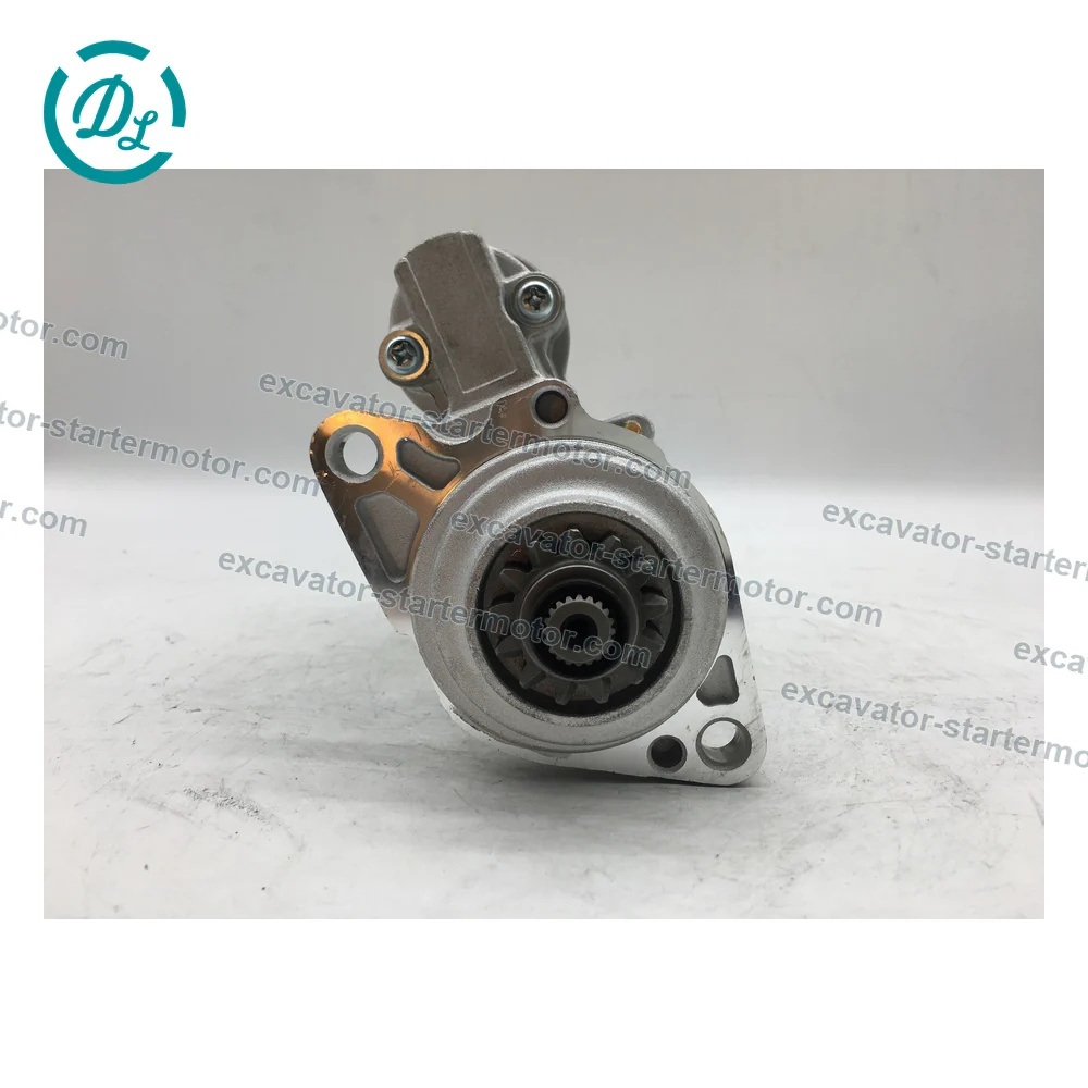 M2T56272 12V 2.0kW 13-Tooth CW Starter for Mitsubishi K3D K4D and K4E Engines, OEM/reference M2T56272, 12V 2.0kW 13-Tooth CW OSGR Starter, product view 3