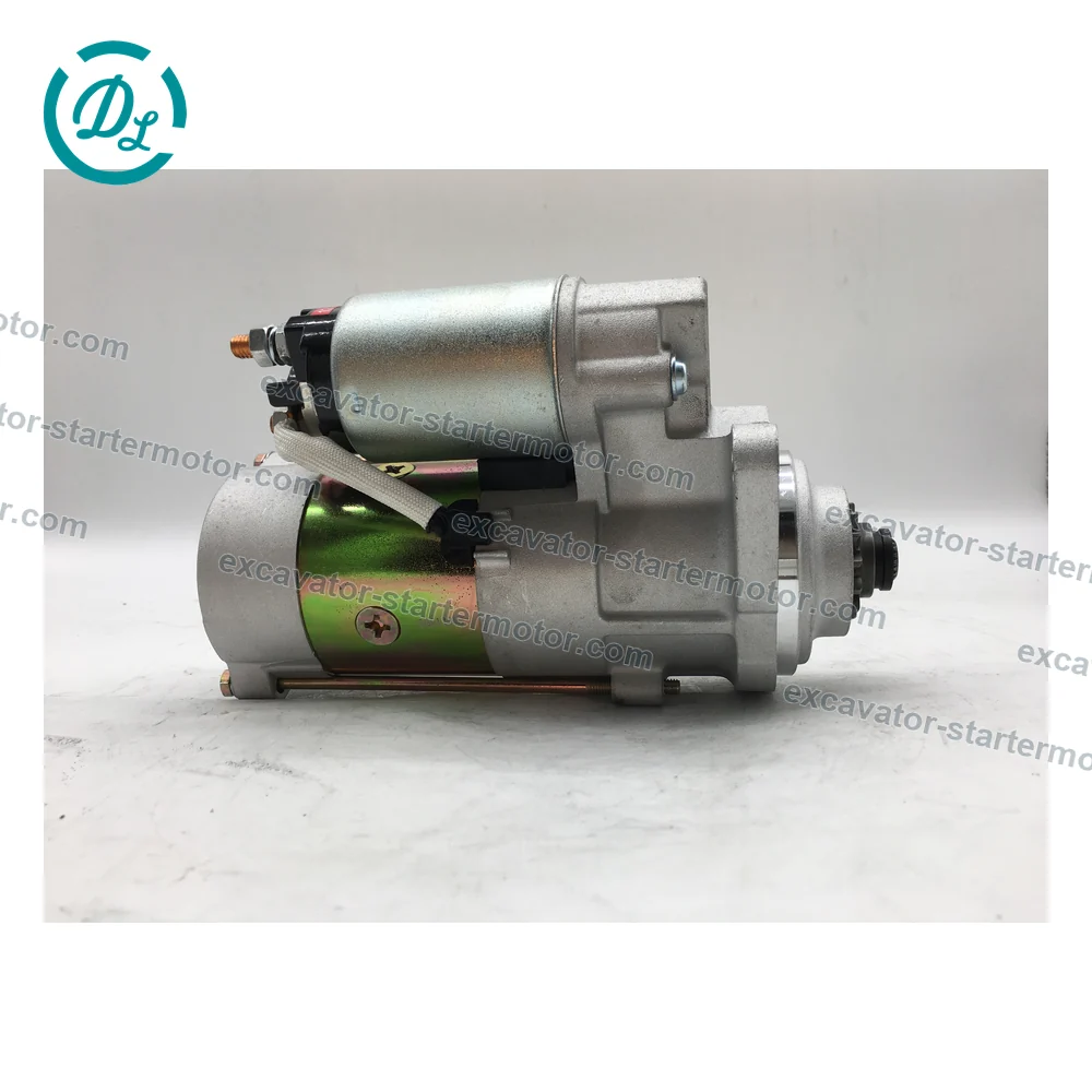 M2T56272 12V 2.0kW 13-Tooth CW Starter for Mitsubishi K3D K4D and K4E Engines, OEM/reference M2T56272, 12V 2.0kW 13-Tooth CW OSGR Starter, product view 4