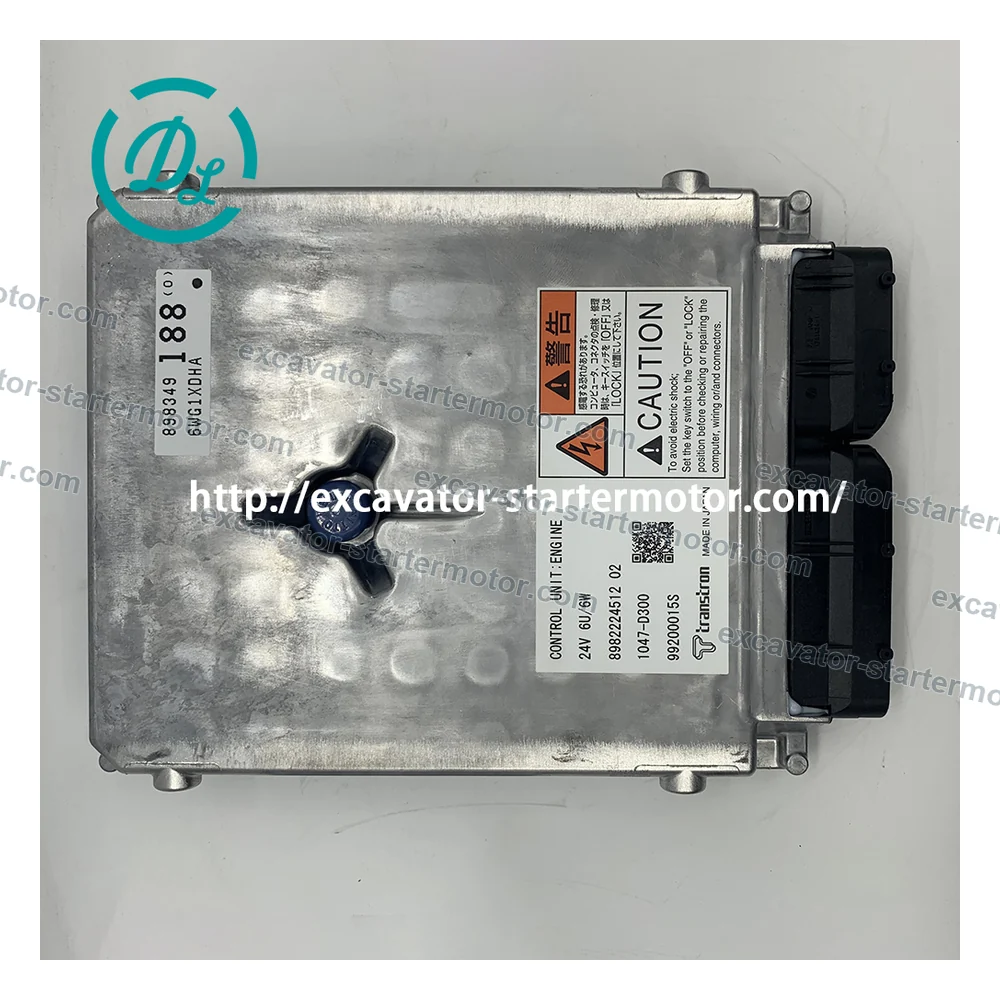 8-98349188-0 24V Engine Control Unit for Isuzu 6WG1 Hitachi ZX450 ZX470 ZX870, OEM/reference 8-98349188-0, 24V Diesel Engine Control Unit, product view 2