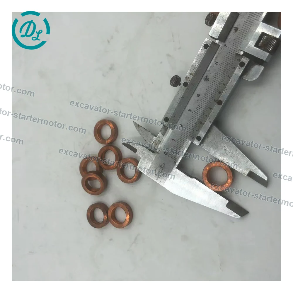 8-97139710-0 Injector Nozzle Gasket Washer for Isuzu 4JG2, OEM/reference 8-97139710-0, Copper Injector Nozzle Gasket / Washer