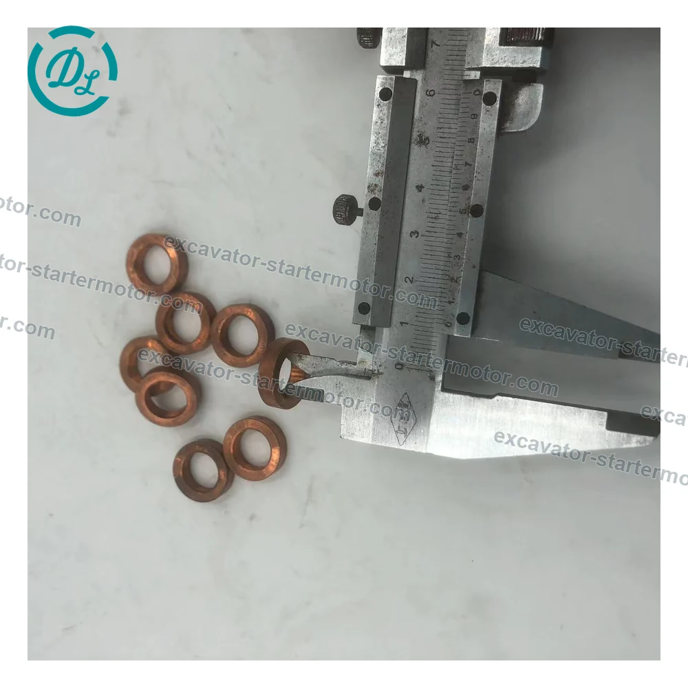 8-97139710-0 Injector Nozzle Gasket Washer for Isuzu 4JG2, OEM/reference 8-97139710-0, Copper Injector Nozzle Gasket / Washer, product view 2