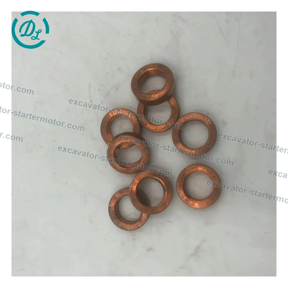 8-97139710-0 Injector Nozzle Gasket Washer for Isuzu 4JG2, OEM/reference 8-97139710-0, Copper Injector Nozzle Gasket / Washer, product view 3