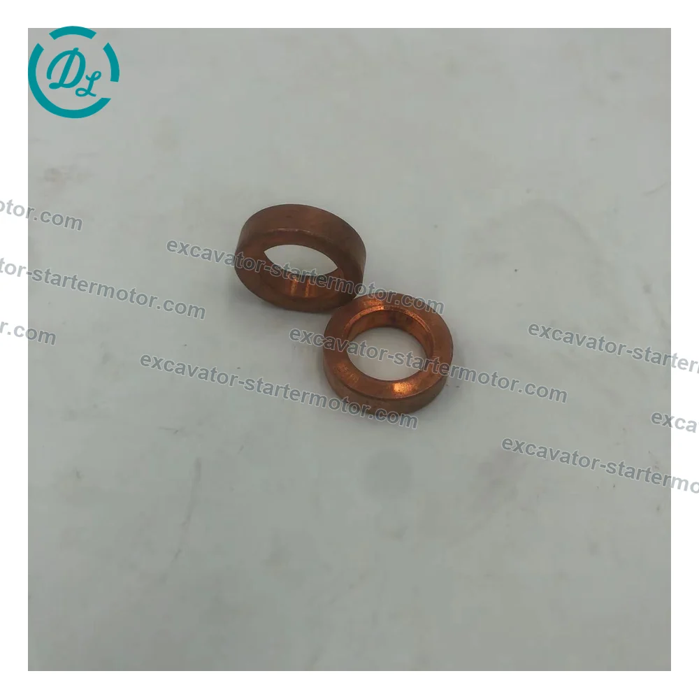8-97139710-0 Injector Nozzle Gasket Washer for Isuzu 4JG2, OEM/reference 8-97139710-0, Copper Injector Nozzle Gasket / Washer, product view 4