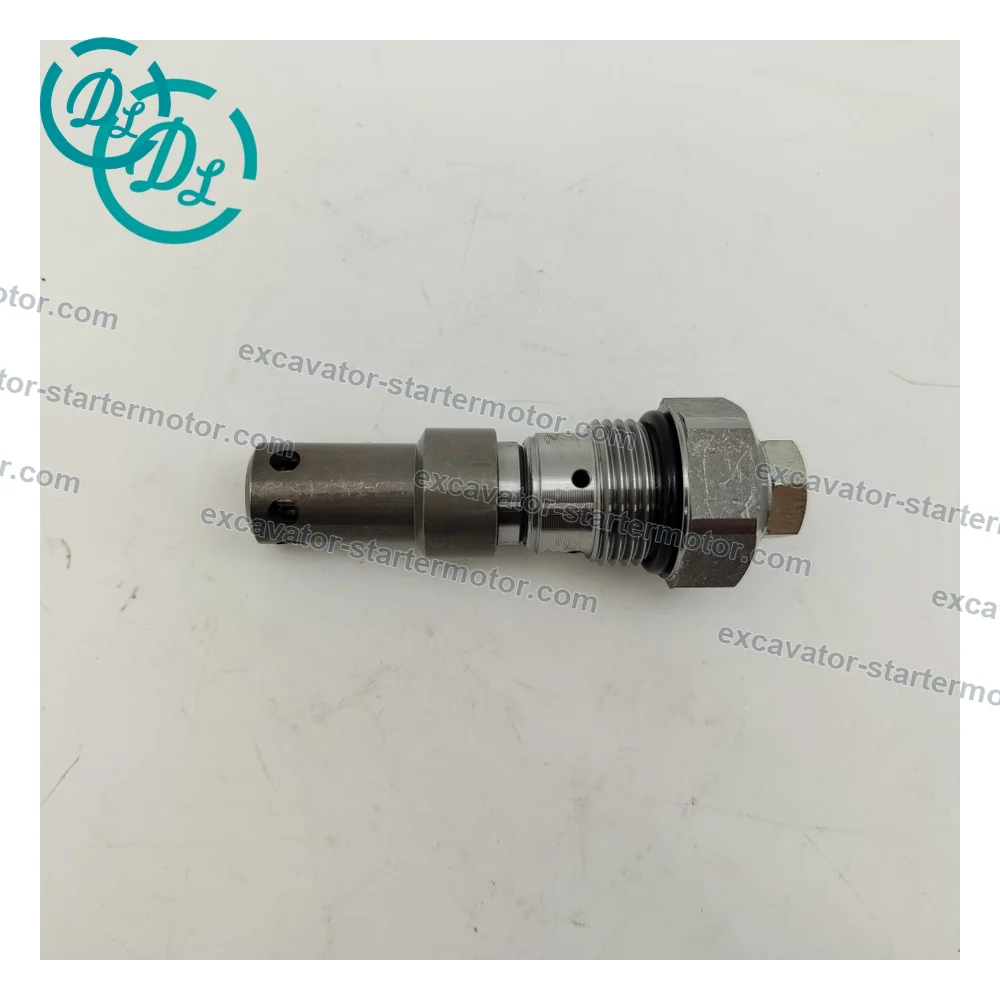 LJ00733 Main Relief Valve for Sumitomo SH125X-3B SH135X-3B, OEM/reference LJ00733, Main Hydraulic Relief Valve Cartridge
