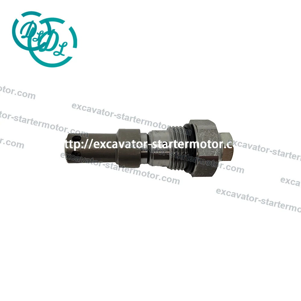 LJ00733 Main Relief Valve for Sumitomo SH125X-3B SH135X-3B, OEM/reference LJ00733, Main Hydraulic Relief Valve Cartridge, product view 2