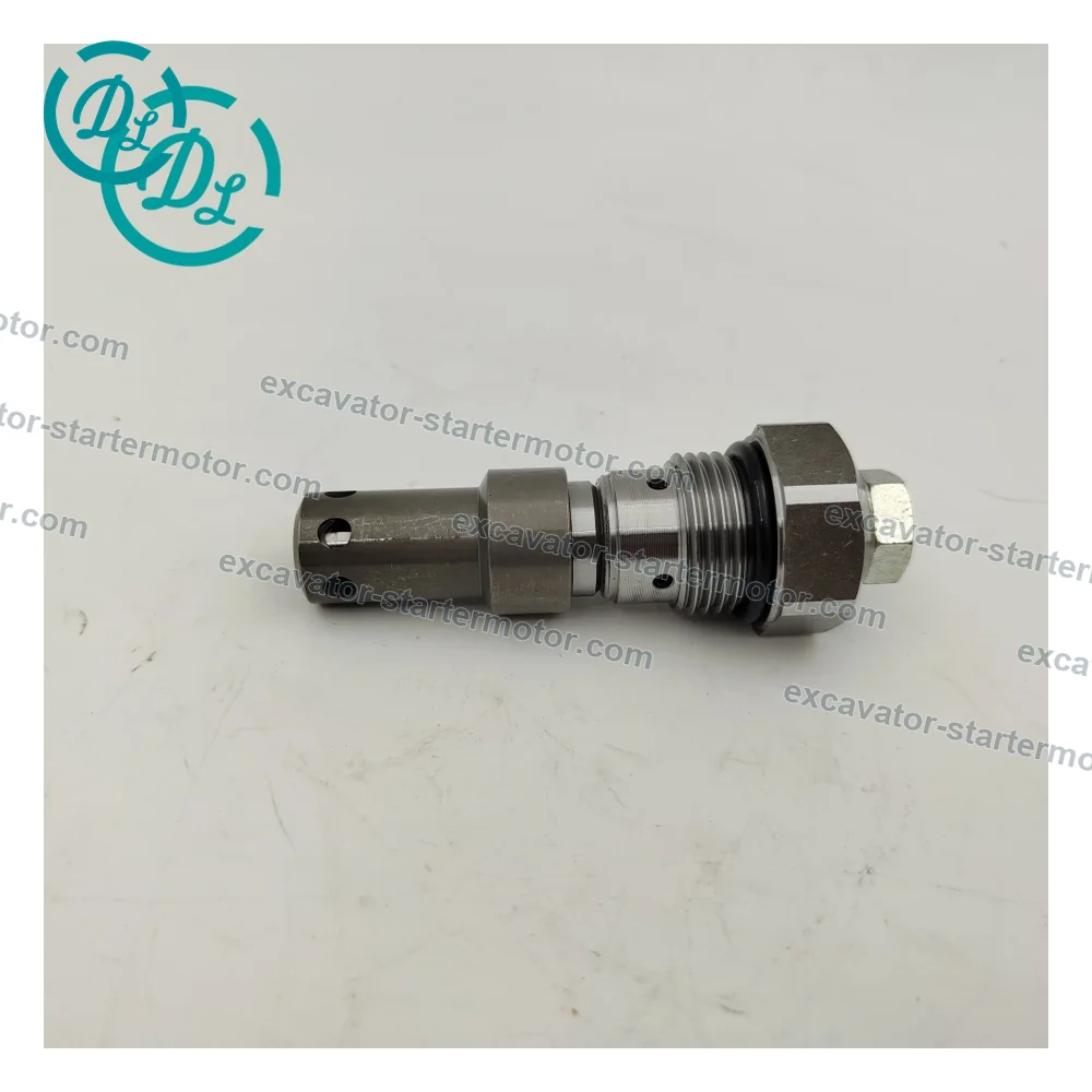 LJ00733 Main Relief Valve for Sumitomo SH125X-3B SH135X-3B, OEM/reference LJ00733, Main Hydraulic Relief Valve Cartridge, product view 3
