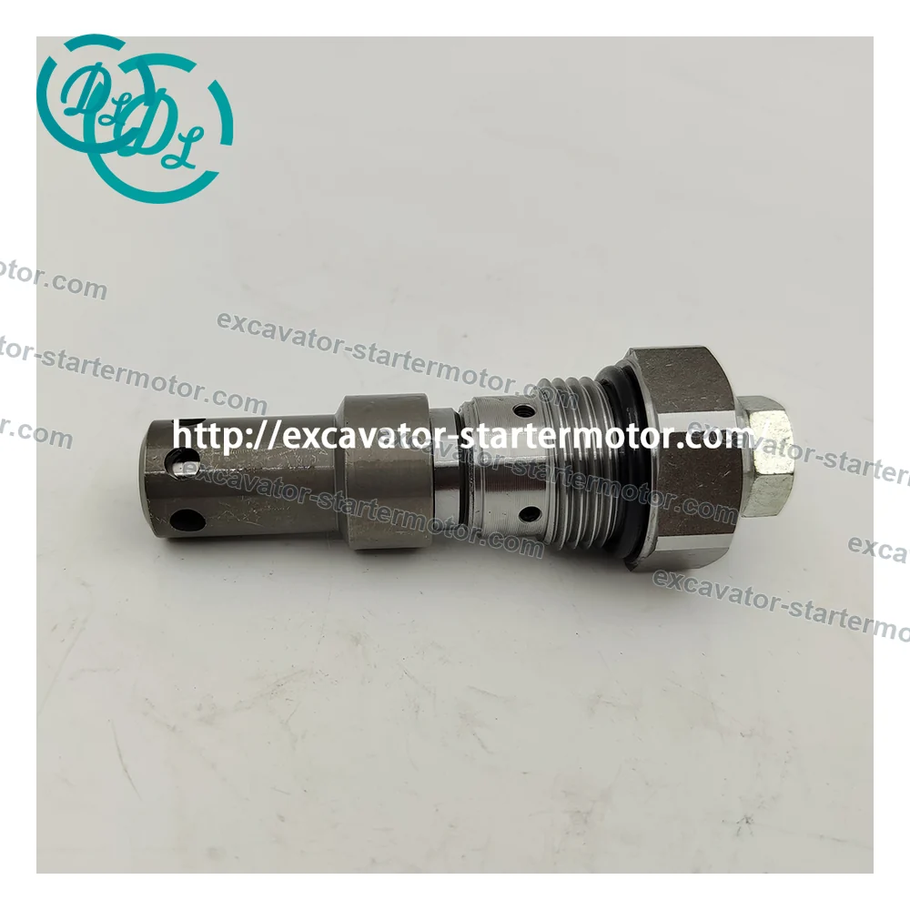 LJ00733 Main Relief Valve for Sumitomo SH125X-3B SH135X-3B, OEM/reference LJ00733, Main Hydraulic Relief Valve Cartridge, product view 4