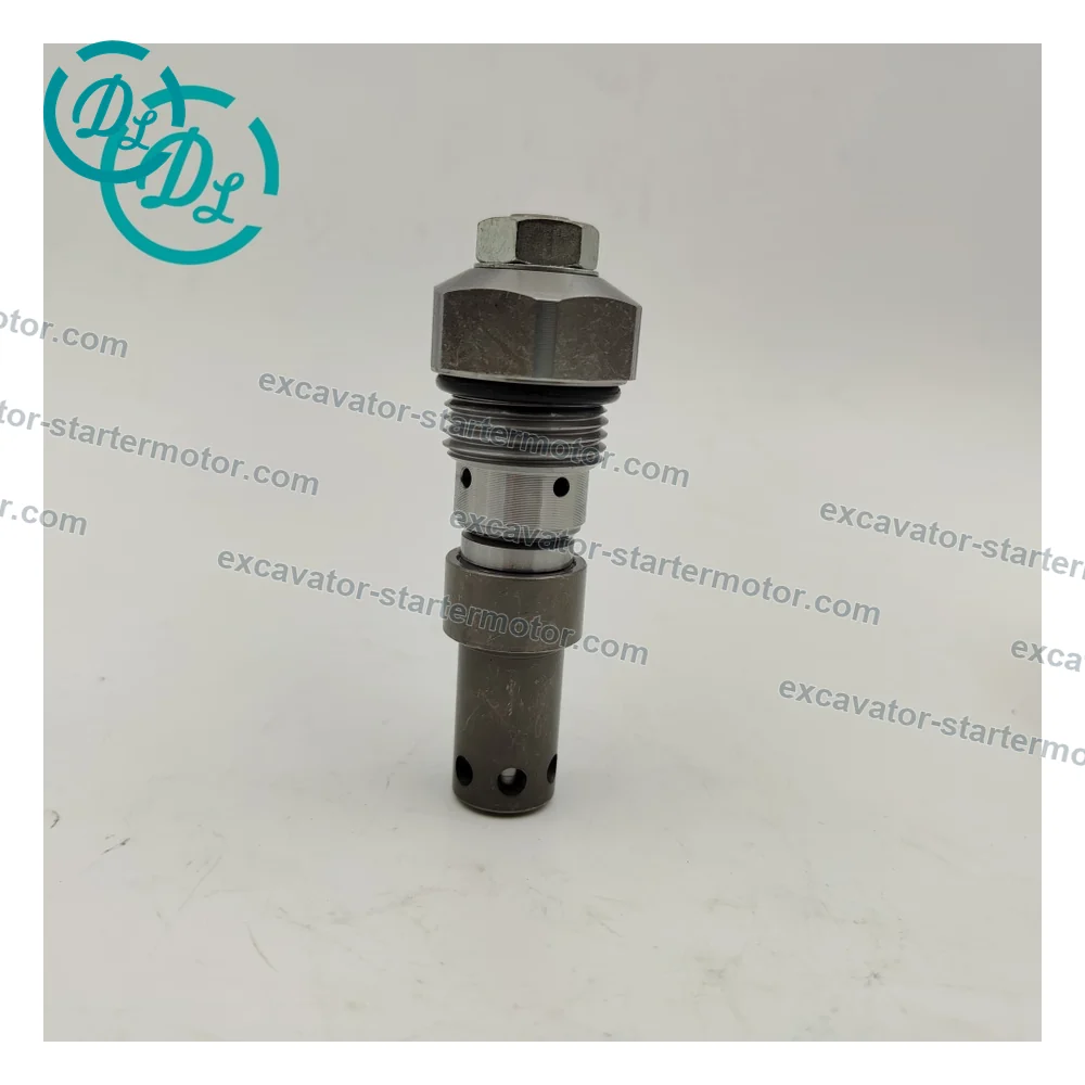 LJ00733 Main Relief Valve for Sumitomo SH125X-3B SH135X-3B, OEM/reference LJ00733, Main Hydraulic Relief Valve Cartridge, product view 5