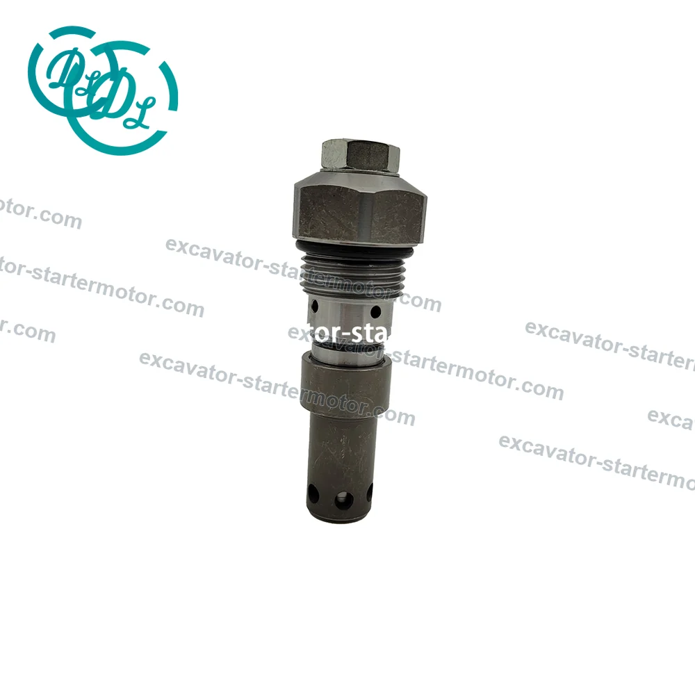 LJ00733 Main Relief Valve for Sumitomo SH125X-3B SH135X-3B, OEM/reference LJ00733, Main Hydraulic Relief Valve Cartridge, product view 6