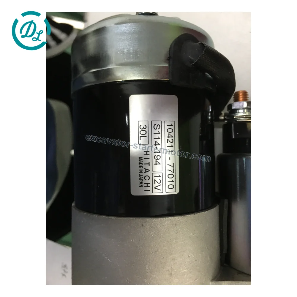 S114-194 12V 1.0kW 9-Tooth Starter for Yanmar YSM8 YSM12, OEM/reference S114-194, 12V 1.0kW 9-Tooth Starter Motor, product view 6