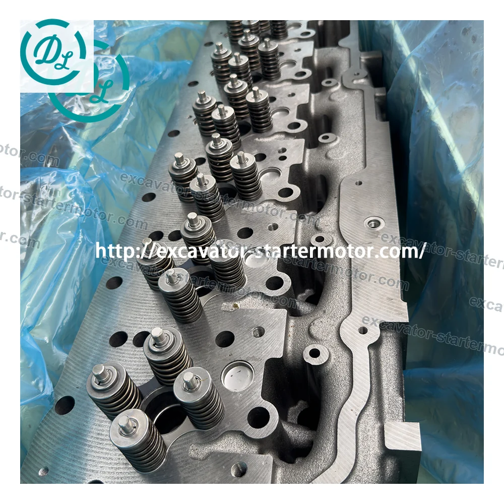 344-2149 C9 Cylinder Head Assembly for Cat 330D 336D D6T D7R, OEM/reference 344-2149, C9 Basic Engine Cylinder Head Assembly, product view 2