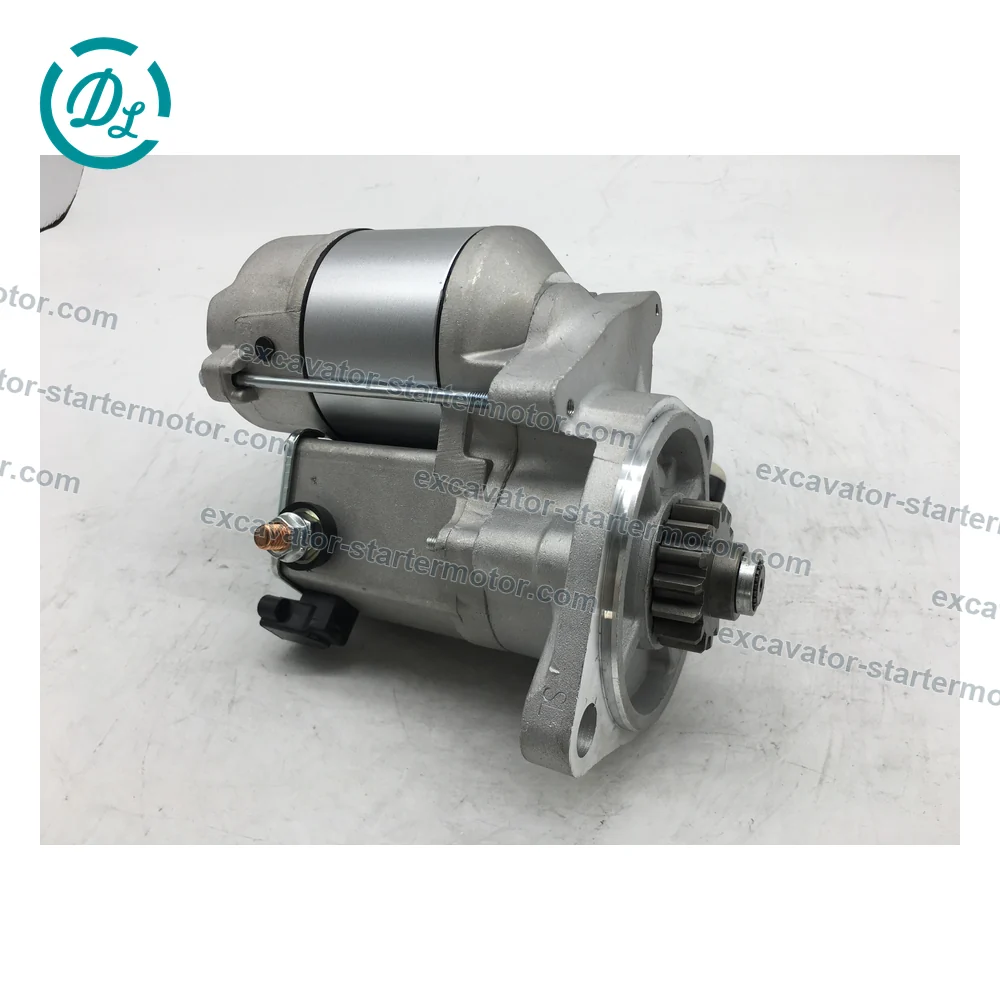 119209-77010 12V 1.4kW 15-Tooth Starter for Yanmar 3TNV76, OEM/reference 119209-77010, 12V 1.4kW 15-Tooth Starter Motor, product view 3