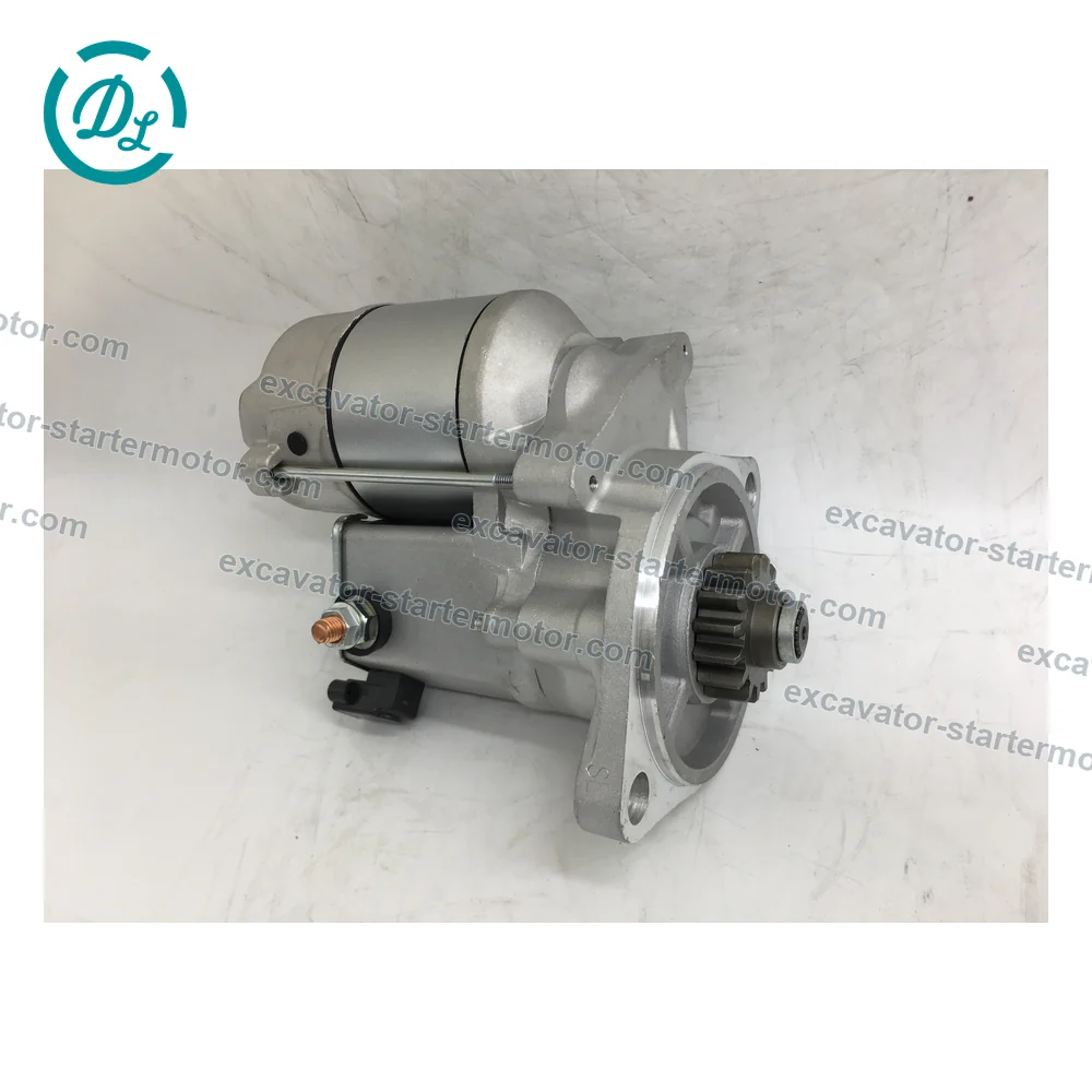119209-77010 12V 1.4kW 15-Tooth Starter for Yanmar 3TNV76, OEM/reference 119209-77010, 12V 1.4kW 15-Tooth Starter Motor, product view 7