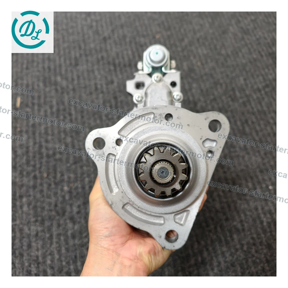 M9T82182AM 24V 7.0kW 12T Starter for Volvo A25D A30D A35D, OEM/reference M9T82182AM, 24V 7.0kW 12-Tooth Reduction Starter Motor, product view 4