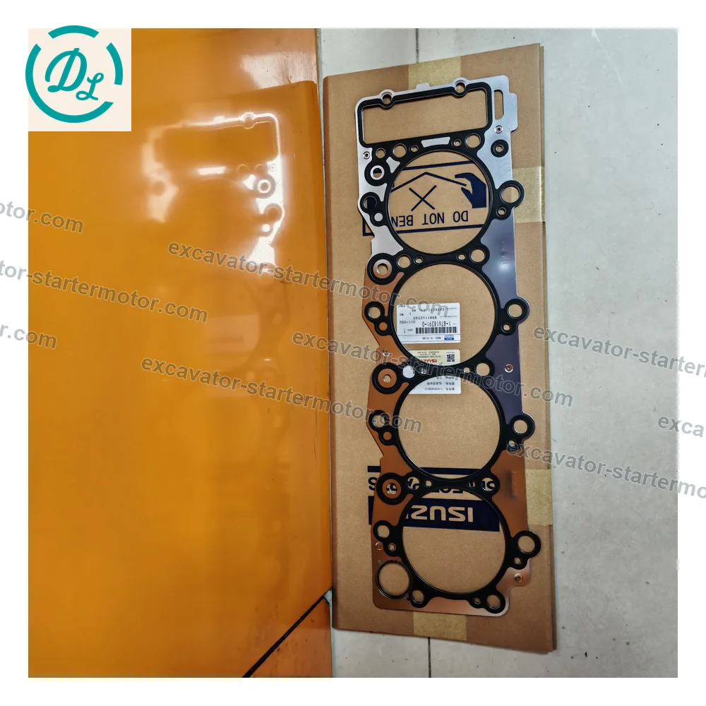 8-98114256-0 1-87618391-0 Cylinder Head Gasket for Isuzu 4HK1 Hitachi ZX200-3 ZX240-3, OEM/reference 8-98114256-0, 4HK1 Cylinder Head Gasket