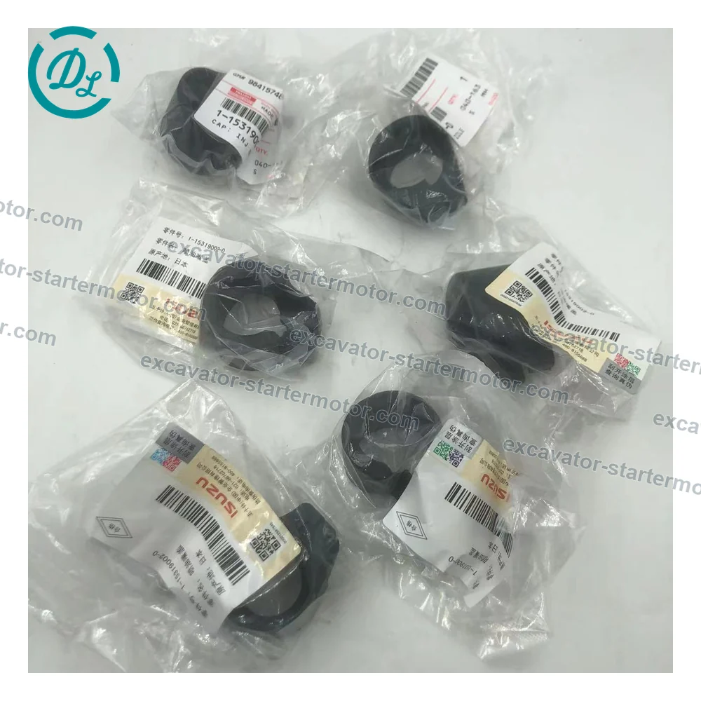 1-15319002-0 Injector Nozzle Cap for Isuzu 6WG1 Hitachi ZX450, OEM/reference 1-15319002-0, Injector Nozzle Rubber Cap, product view 2