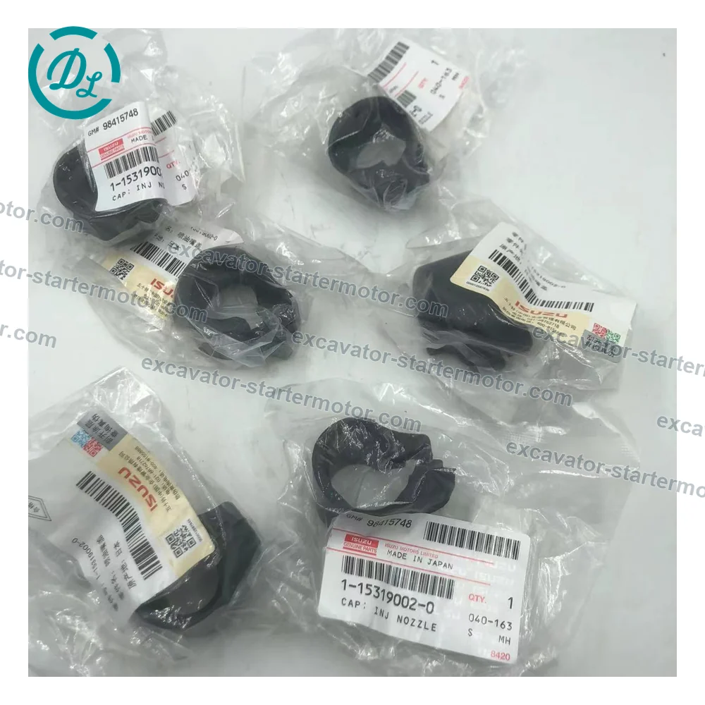 1-15319002-0 Injector Nozzle Cap for Isuzu 6WG1 Hitachi ZX450, OEM/reference 1-15319002-0, Injector Nozzle Rubber Cap, product view 3