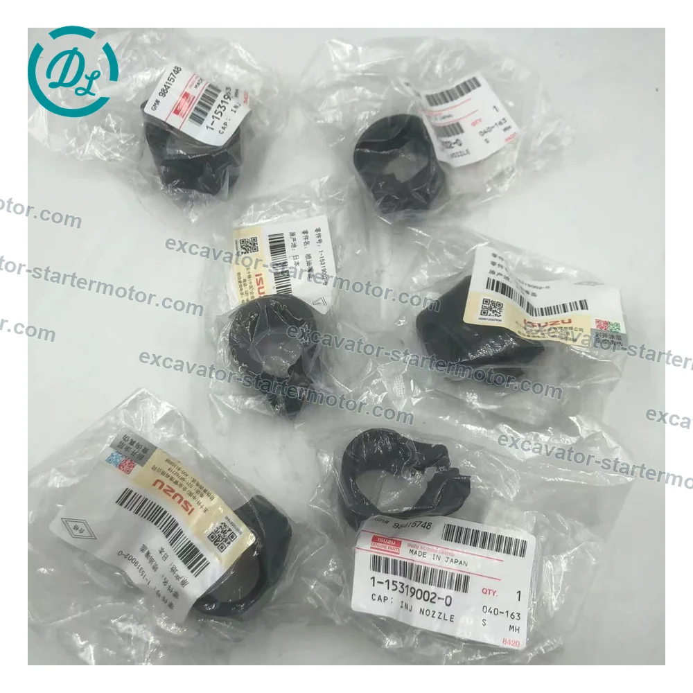 1-15319002-0 Injector Nozzle Cap for Isuzu 6WG1 Hitachi ZX450, OEM/reference 1-15319002-0, Injector Nozzle Rubber Cap, product view 4