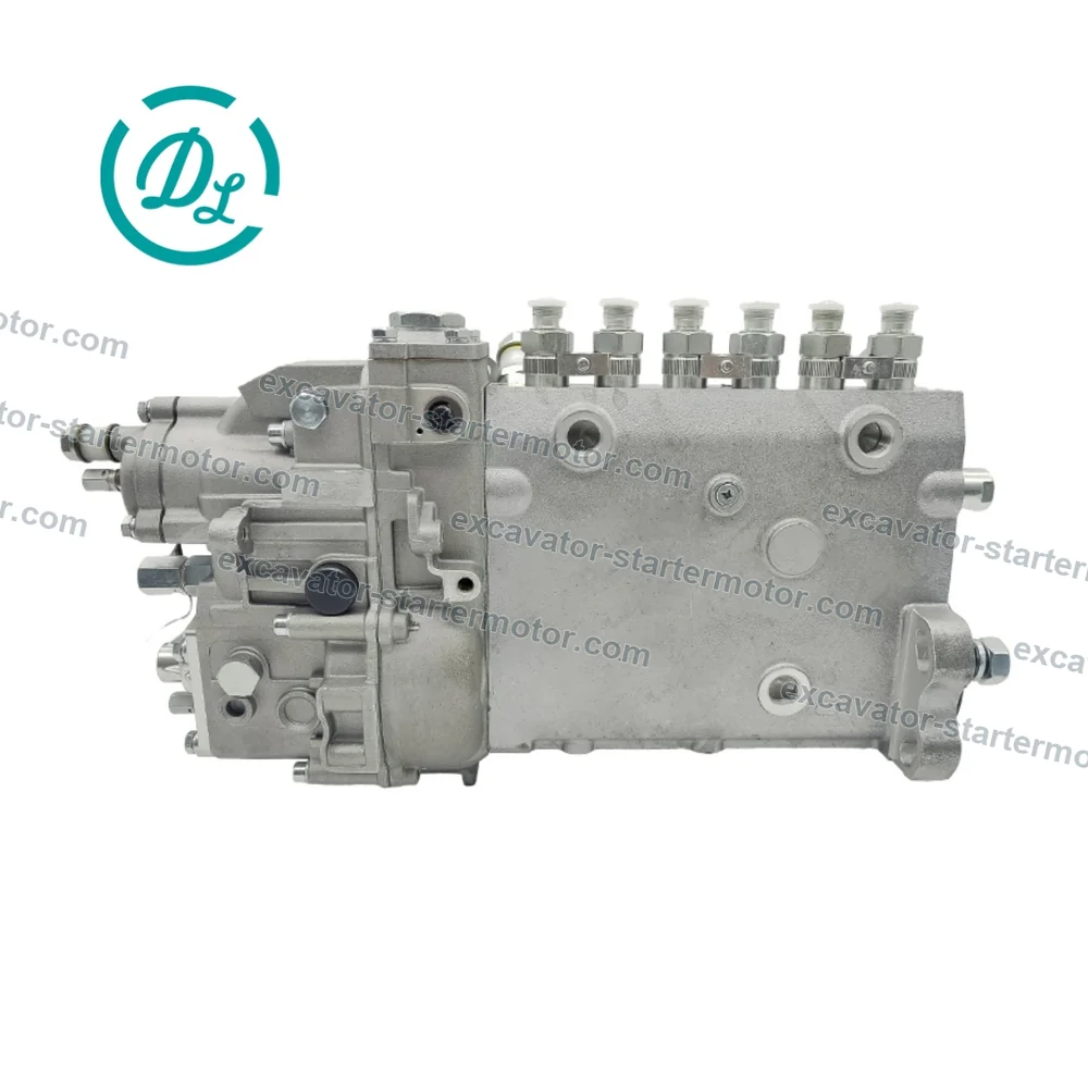 101608-6541 Inline Fuel Injection Pump for Mitsubishi 6D34 Sany SY195 SY205 SY215, OEM/reference 101608-6541, Six-Cylinder Inline Fuel Injection Pump, product view 3