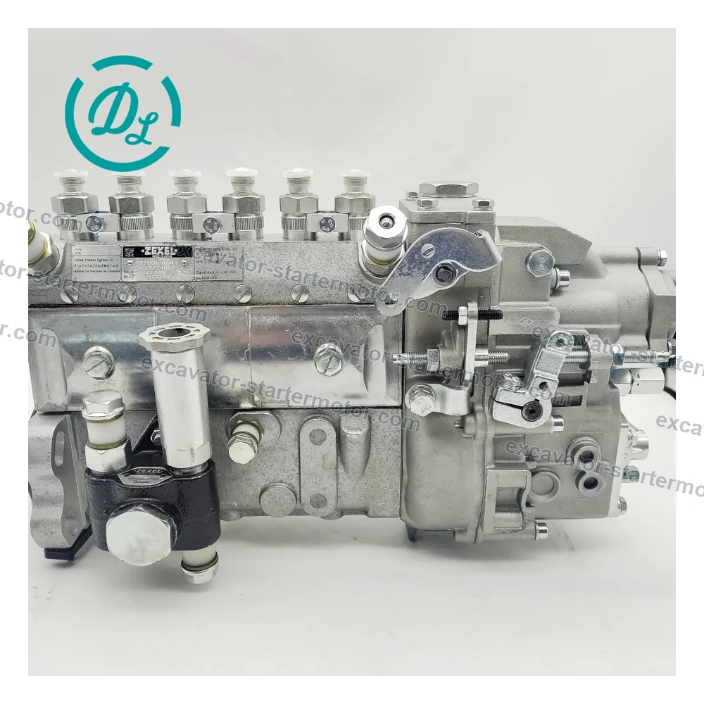 101608-6541 Inline Fuel Injection Pump for Mitsubishi 6D34 Sany SY195 SY205 SY215, OEM/reference 101608-6541, Six-Cylinder Inline Fuel Injection Pump, product view 7