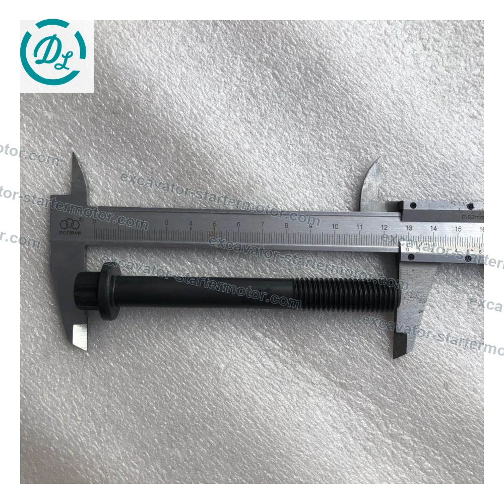 8-94396207-3 M14x115 Cylinder Head Bolt for Isuzu 6HK1, OEM/reference 8-94396207-3, M14x115 Cylinder Head Bolt, product view 3