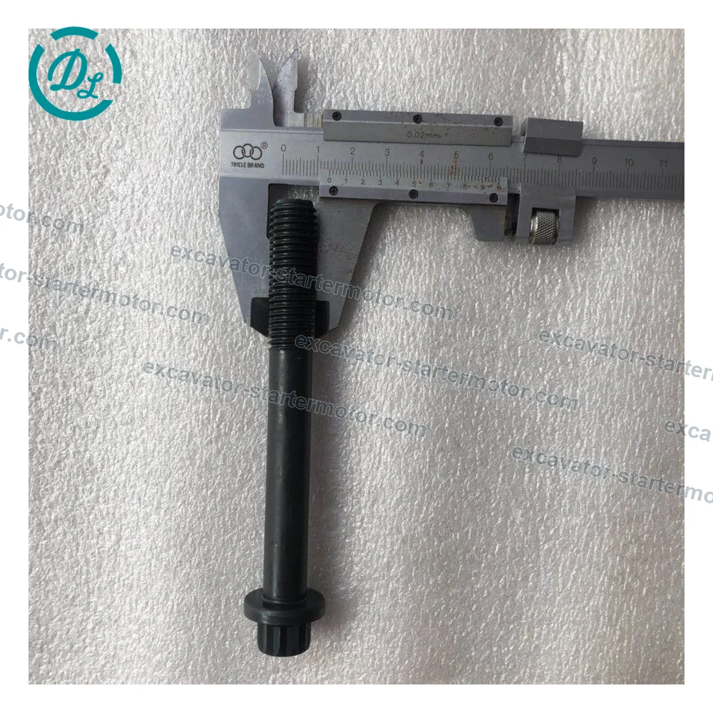 8-94396207-3 M14x115 Cylinder Head Bolt for Isuzu 6HK1, OEM/reference 8-94396207-3, M14x115 Cylinder Head Bolt, product view 4