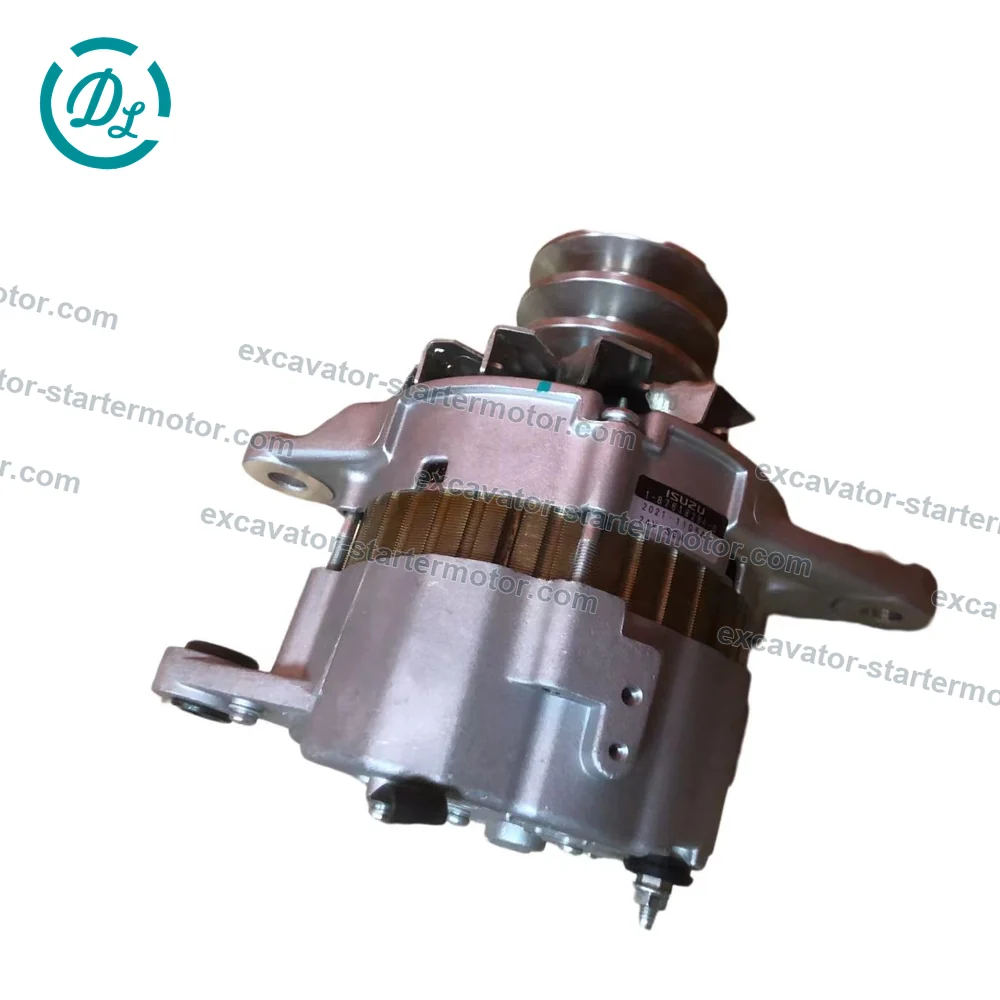 1-87618284-0 24V 50A Alternator for Isuzu 6HK1 Hitachi ZX330 ZX350, OEM/reference 1-87618284-0, 24V 50A Alternator, product view 5