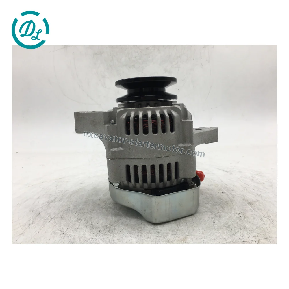 100211-6800 12V 45A Alternator for Kubota V2203 R510 R520, OEM/reference 100211-6800, 12V 45A Internally Regulated Alternator