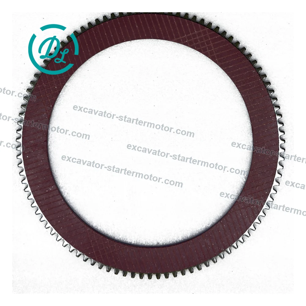 120-22-31231 99-Tooth Wet Friction Disc for Komatsu D30 and D31 Steering Clutches, OEM/reference 120-22-31231, 99-Tooth Wet Steering-Clutch Friction Disc