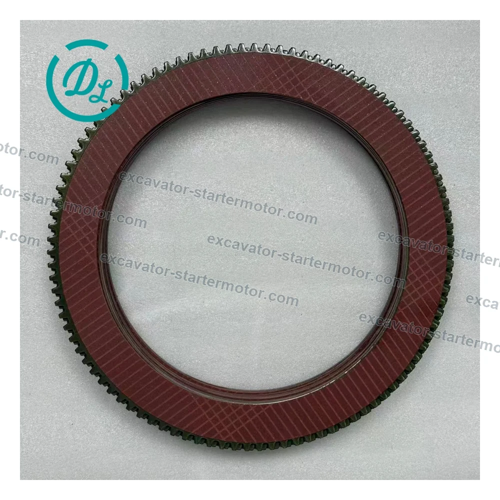 120-22-31231 99-Tooth Wet Friction Disc for Komatsu D30 and D31 Steering Clutches, OEM/reference 120-22-31231, 99-Tooth Wet Steering-Clutch Friction Disc, product view 3