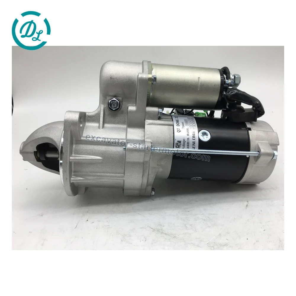 8970298632 24V 4.5kW 9T Starter for Isuzu 4BD1 4BD1T, OEM/reference 8970298632, 24V 4.5kW CW 9-Tooth Starter