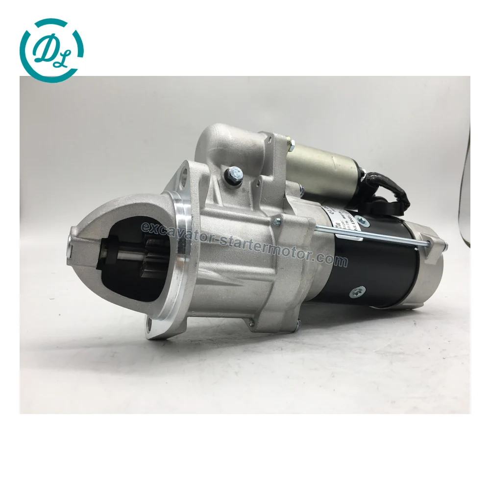 8970298632 24V 4.5kW 9T Starter for Isuzu 4BD1 4BD1T, OEM/reference 8970298632, 24V 4.5kW CW 9-Tooth Starter, product view 2