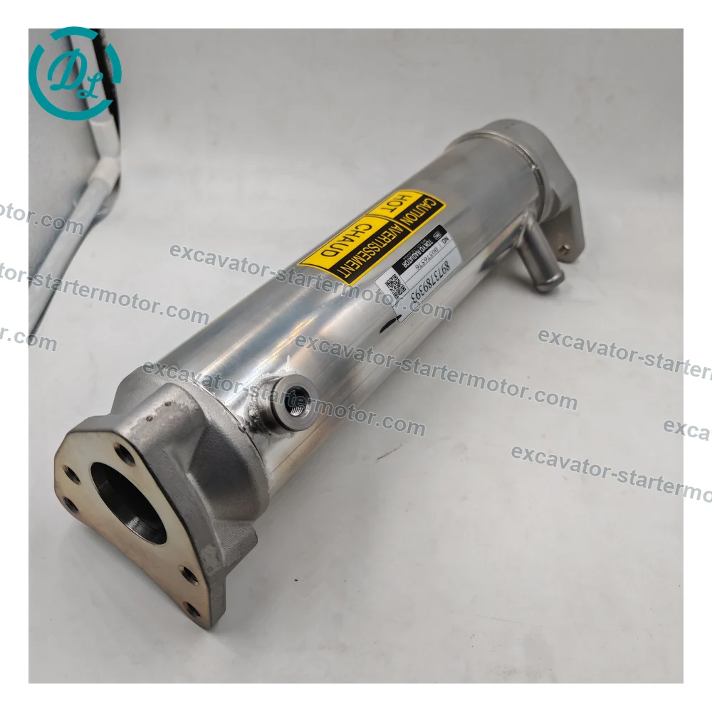 8-97378939-3 EGR Cooler for Isuzu 4HK1 Deere 190DW 220DW, OEM/reference 8-97378939-3, Exhaust Gas Recirculation Cooler, product view 6