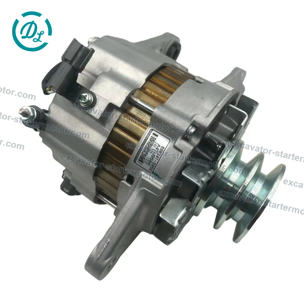 8-98341395-0 24V 50A Alternator for Isuzu 6BG1 6WG1, OEM/reference 8-98341395-0, 24V 50A Alternator