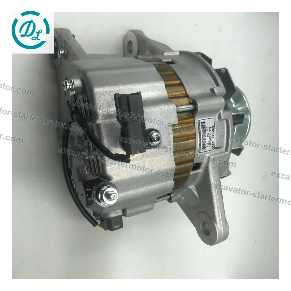 8-98341395-0 24V 50A Alternator for Isuzu 6BG1 6WG1, OEM/reference 8-98341395-0, 24V 50A Alternator, product view 5