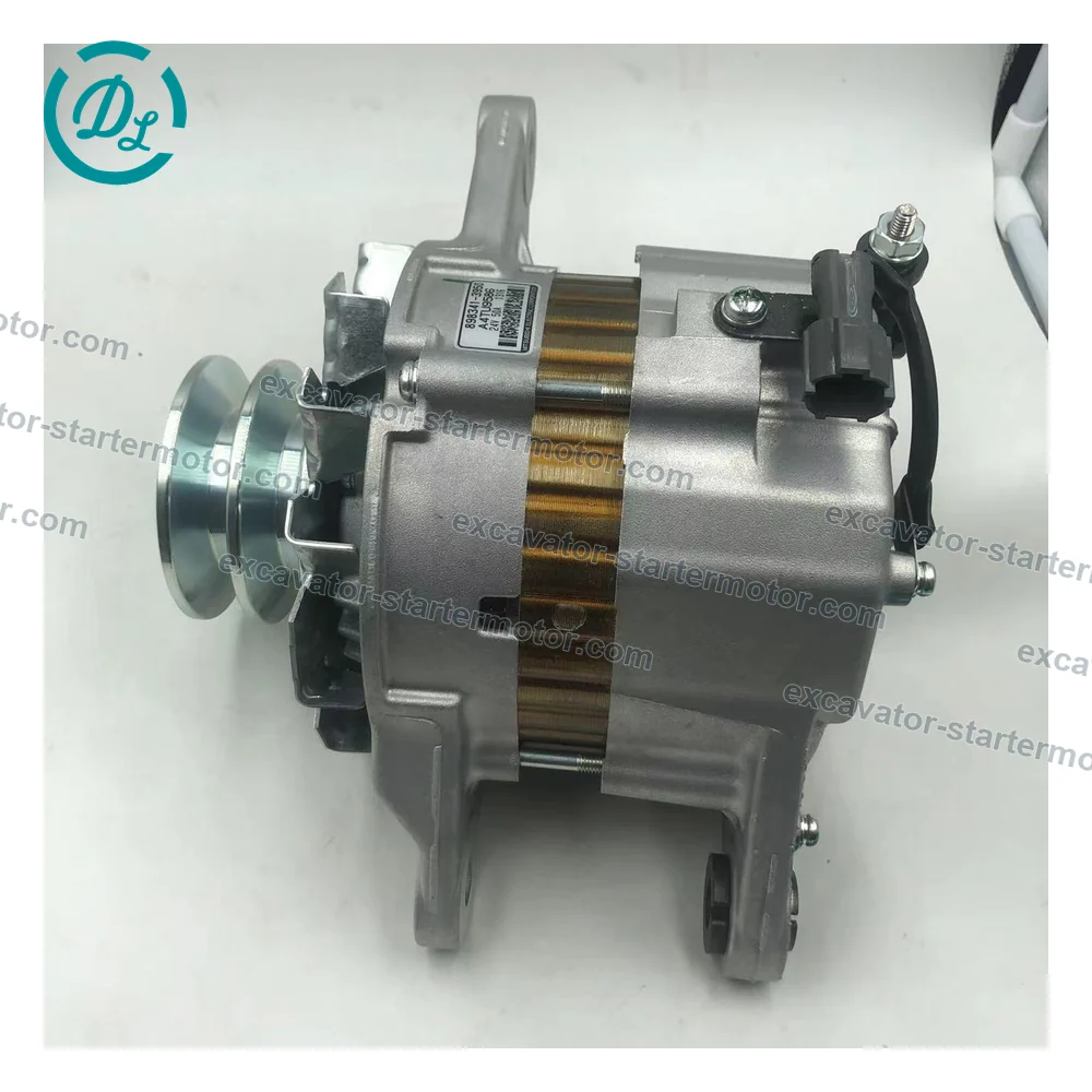 8-98341395-0 24V 50A Alternator for Isuzu 6BG1 6WG1, OEM/reference 8-98341395-0, 24V 50A Alternator, product view 7