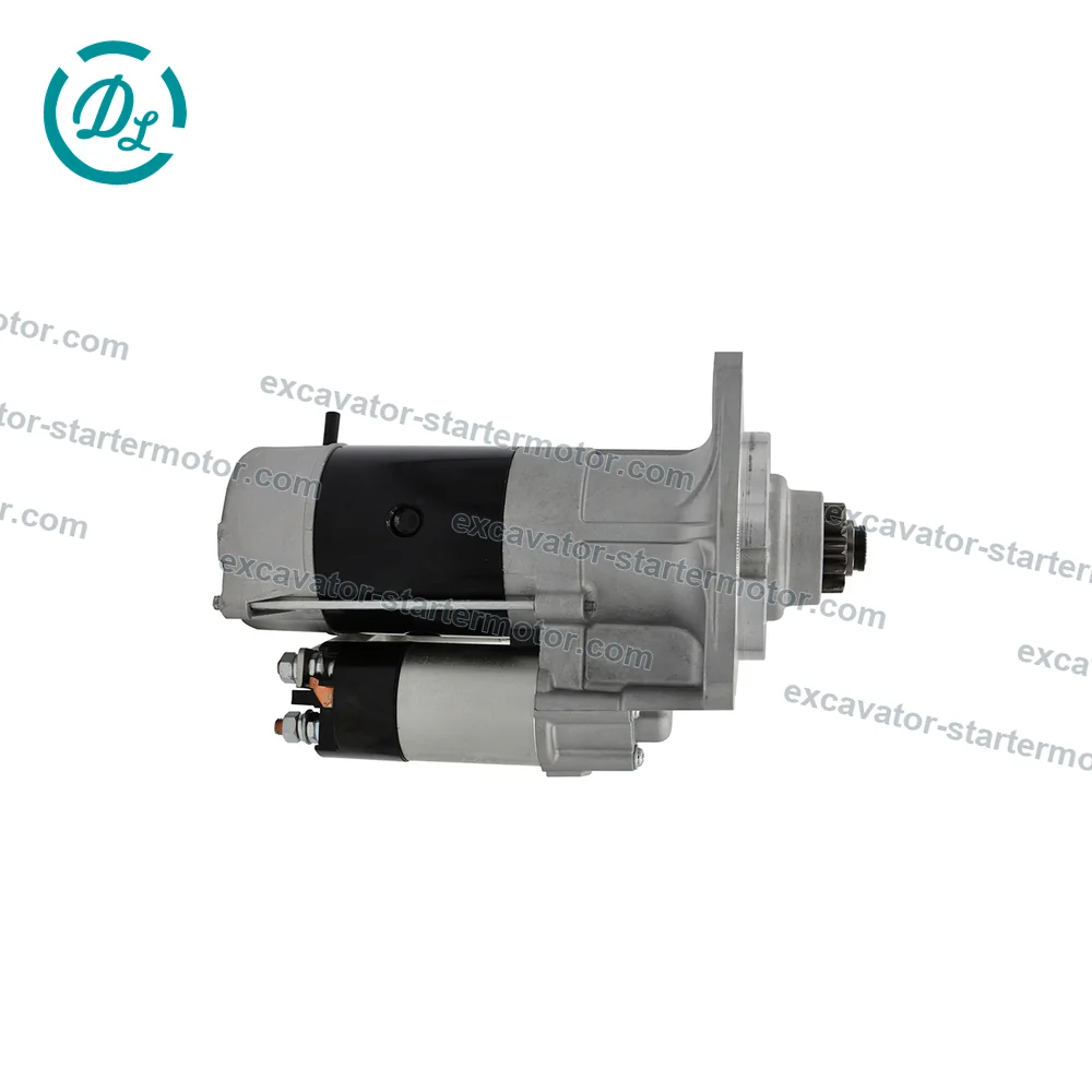 1-87618275-0 1-81100421-5 24V 7.0kW 11T Starter for Isuzu 6WG1 SH800-6, OEM/reference 1-87618275-0, 24V 7.0kW 11-Tooth Reduction Starter Motor, product view 3
