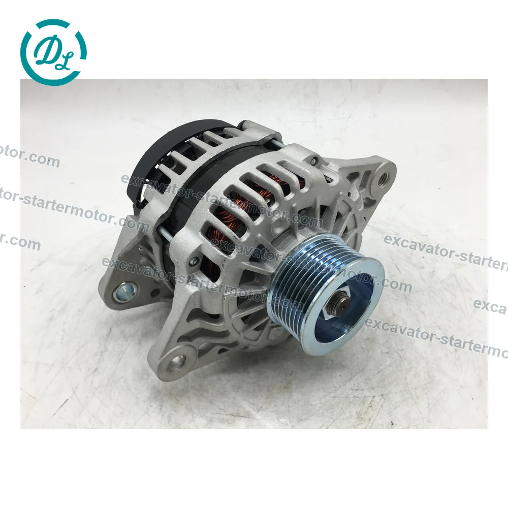 5310736 24V 70A 16SI Alternator for Cummins QSL9.3 Engine, OEM/reference 5310736, 24V 70A Delco 16SI 8-Groove Alternator, product view 4